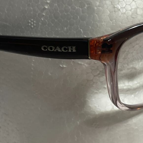 Coach Eyeglasses Frames Only HC 6089 5401 Purple Brown Gradient 51-16-135 - Picture 4 of 8